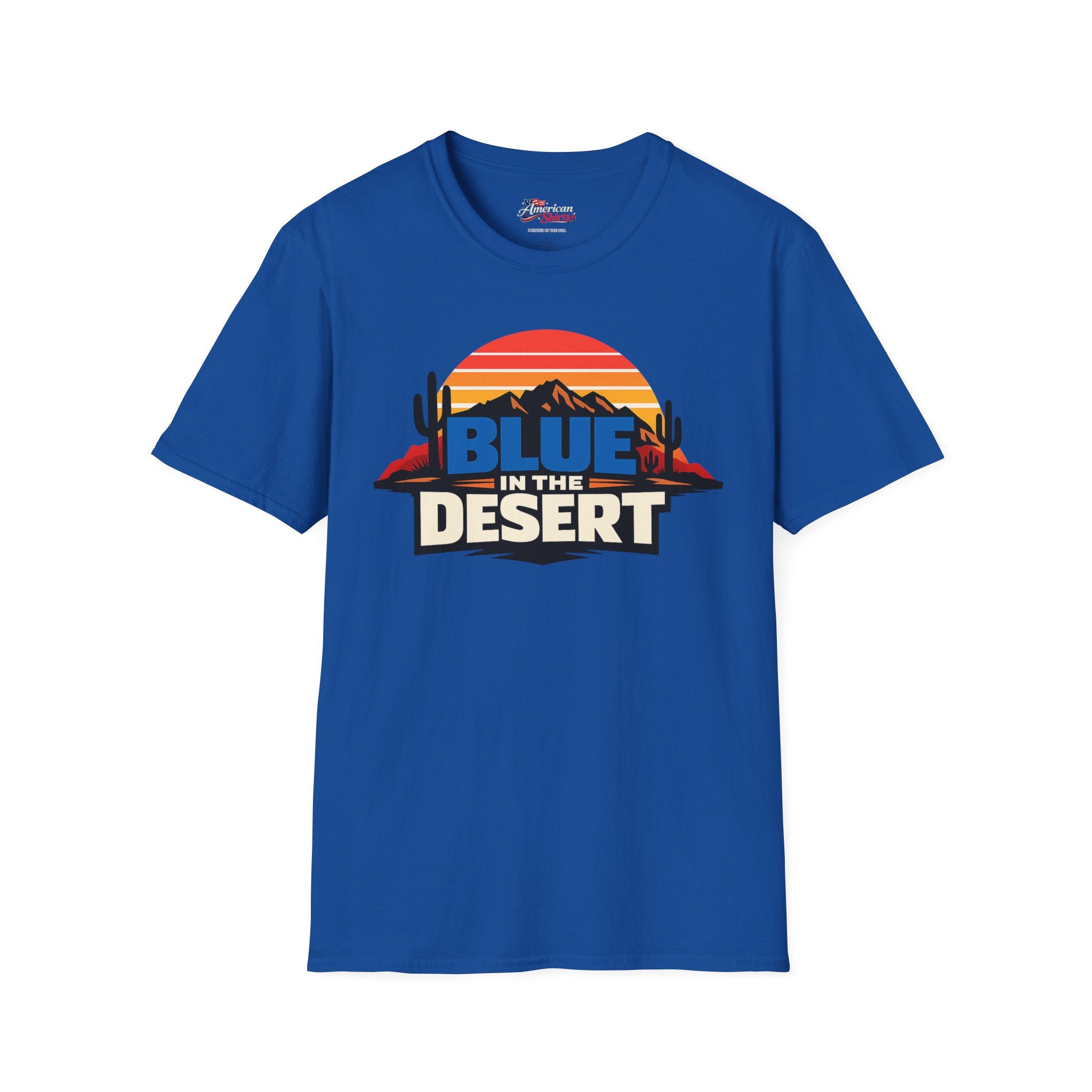 Arizona Blue in the Desert Unisex Softstyle T Shirt Blue 2026