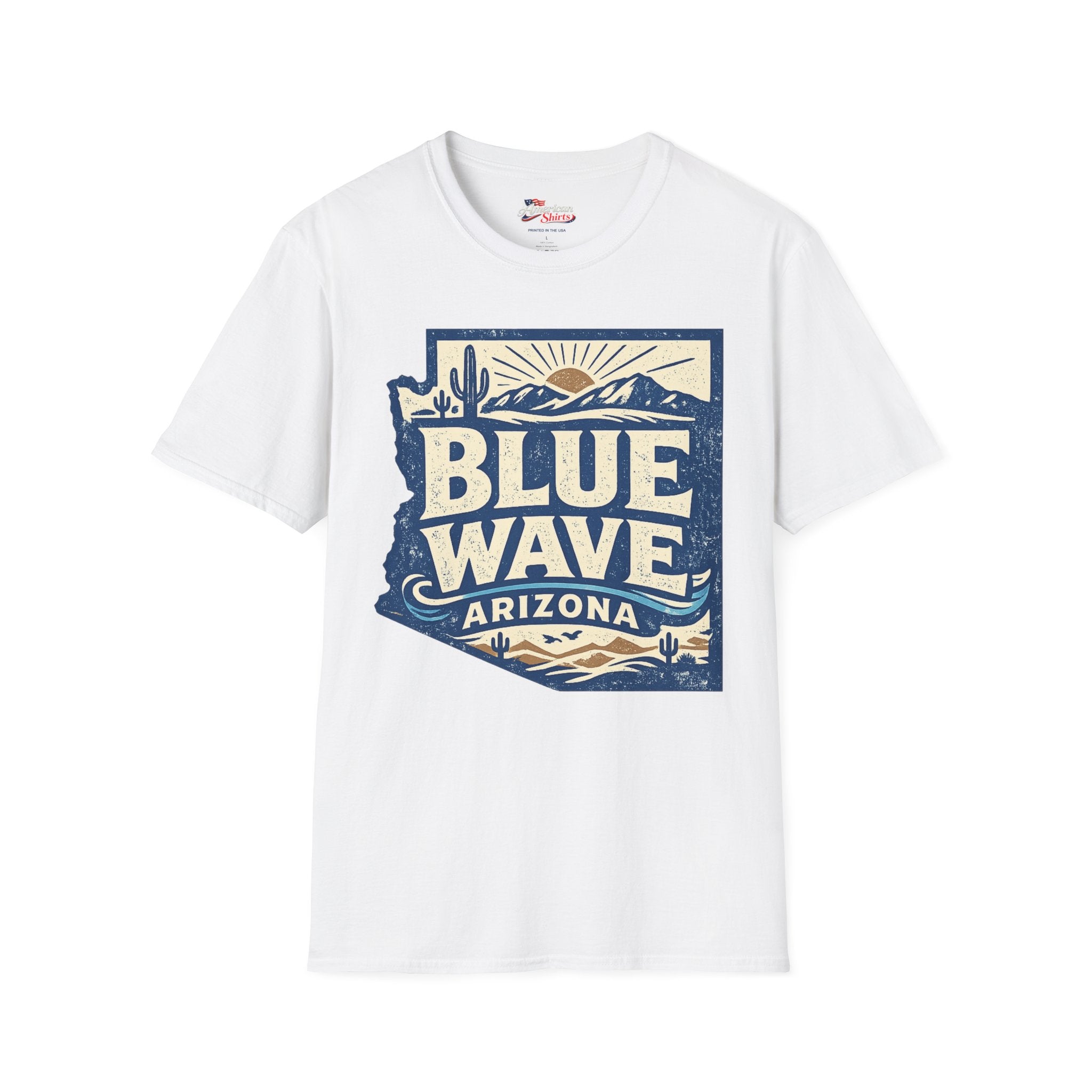Arizona Blue Wave Unisex Softstyle T Shirt Blue 2026