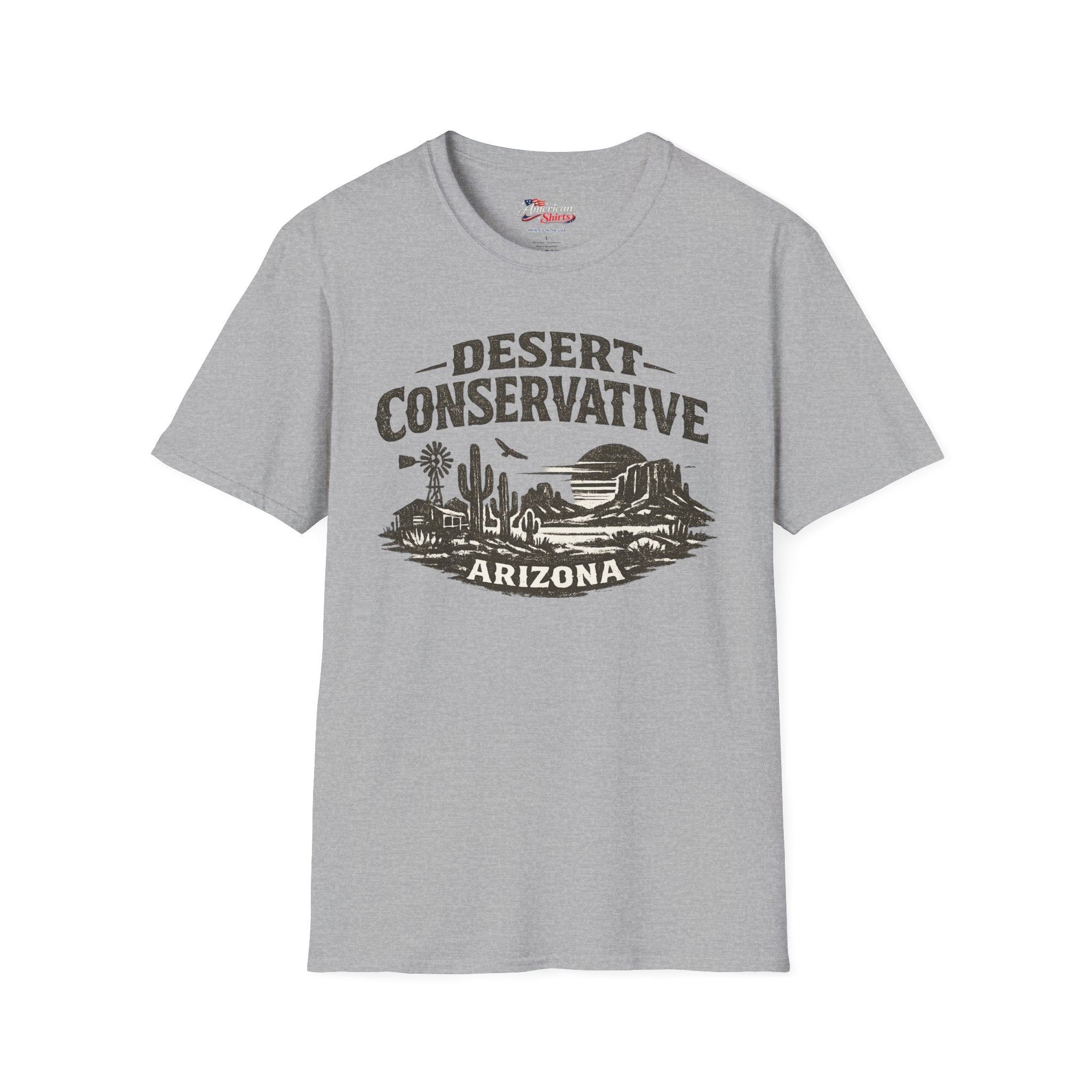 Arizona Desert Conservative Unisex Softstyle T-Shirt Red 2026