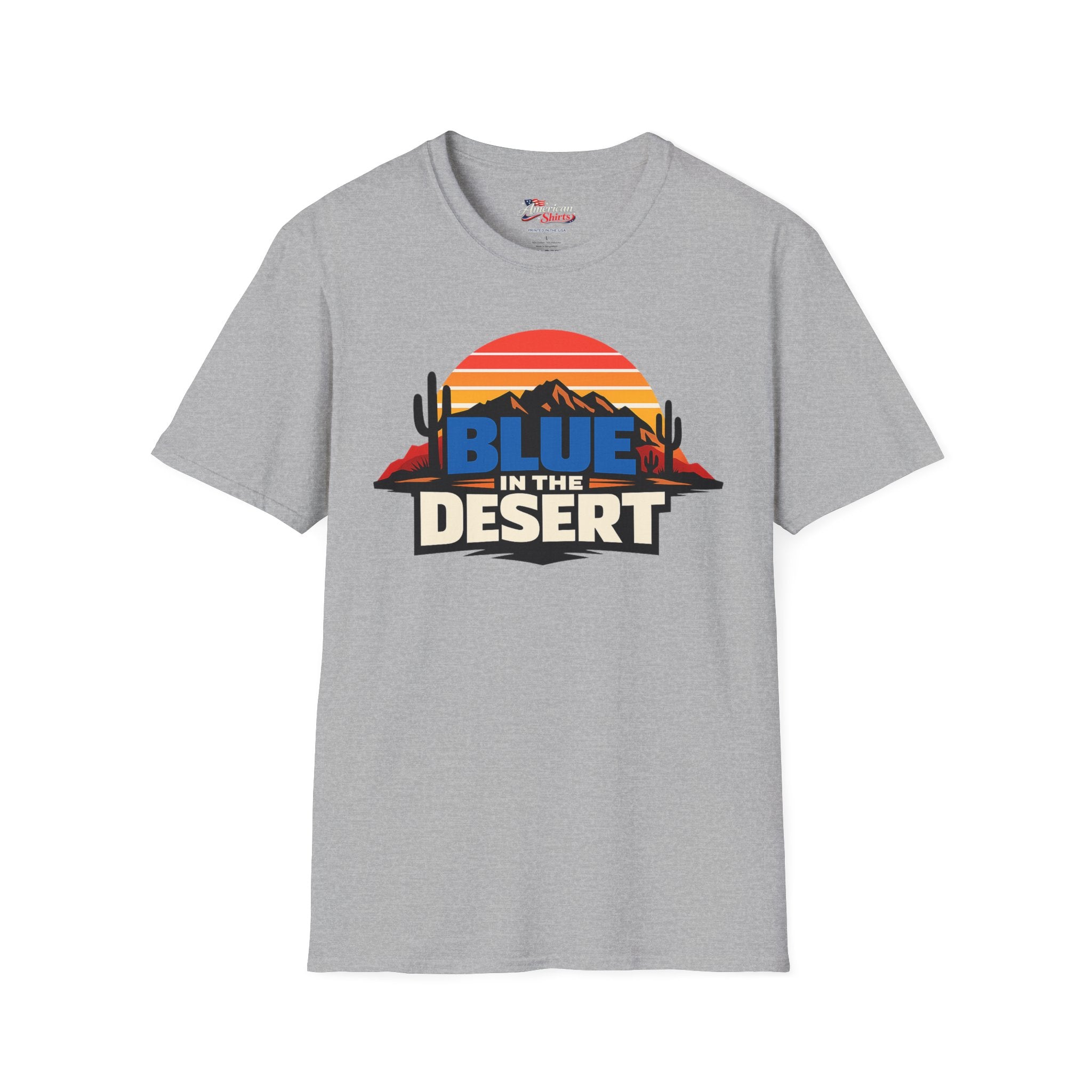 Arizona Blue in the Desert Unisex Softstyle T Shirt Blue 2026