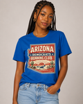 Arizona Democrats campaign logo Unisex Softstyle T-Shirt Blue 2026