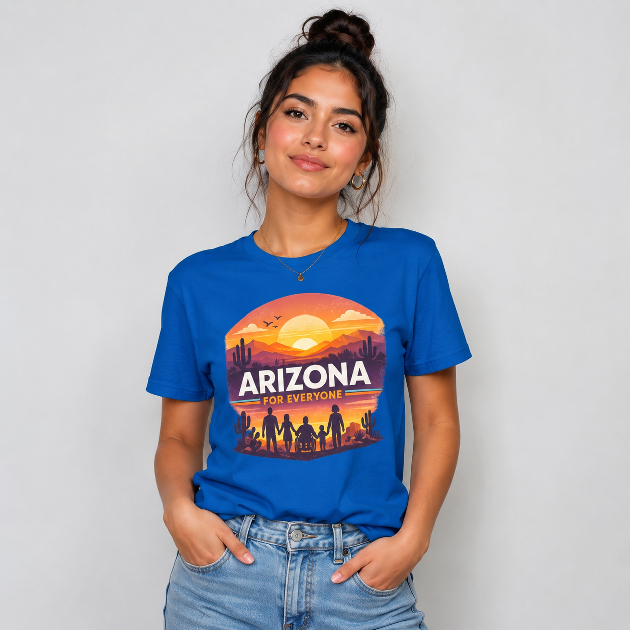 Arizona For Everyone Unisex Softstyle T-Shirt Blue 2026