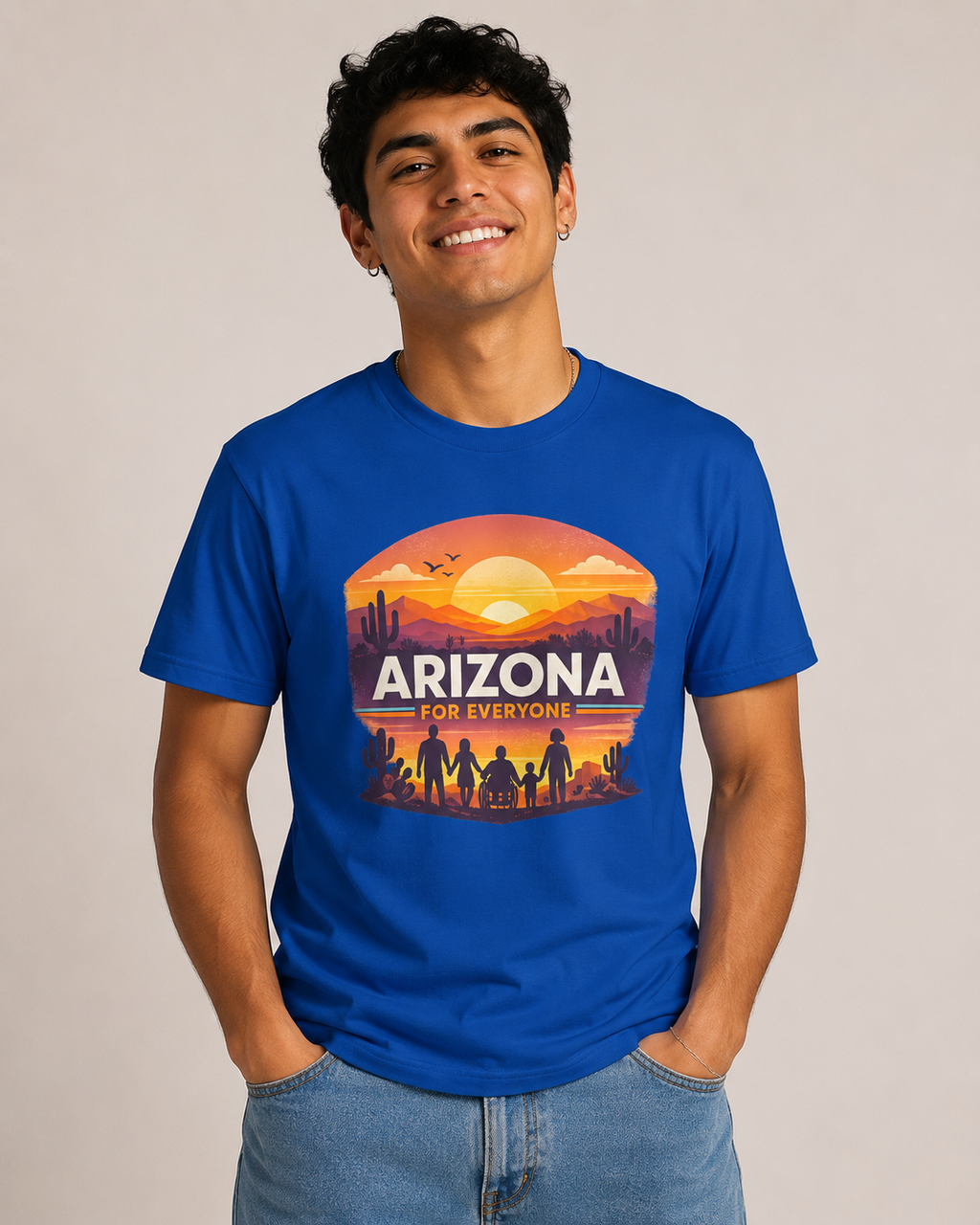 Arizona For Everyone Unisex Softstyle T-Shirt Blue 2026