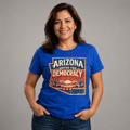 Arizona United For Democracy Unisex Softstyle T-Shirt Blue 2026