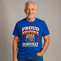 Proud Arizona Democat Unisex Softstyle T-Shirt Blue 2026