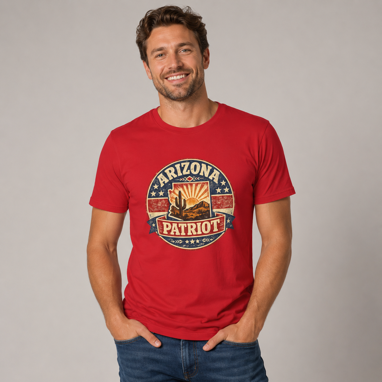 Arizona Patriot Unisex Softstyle T-Shirt Red 2026