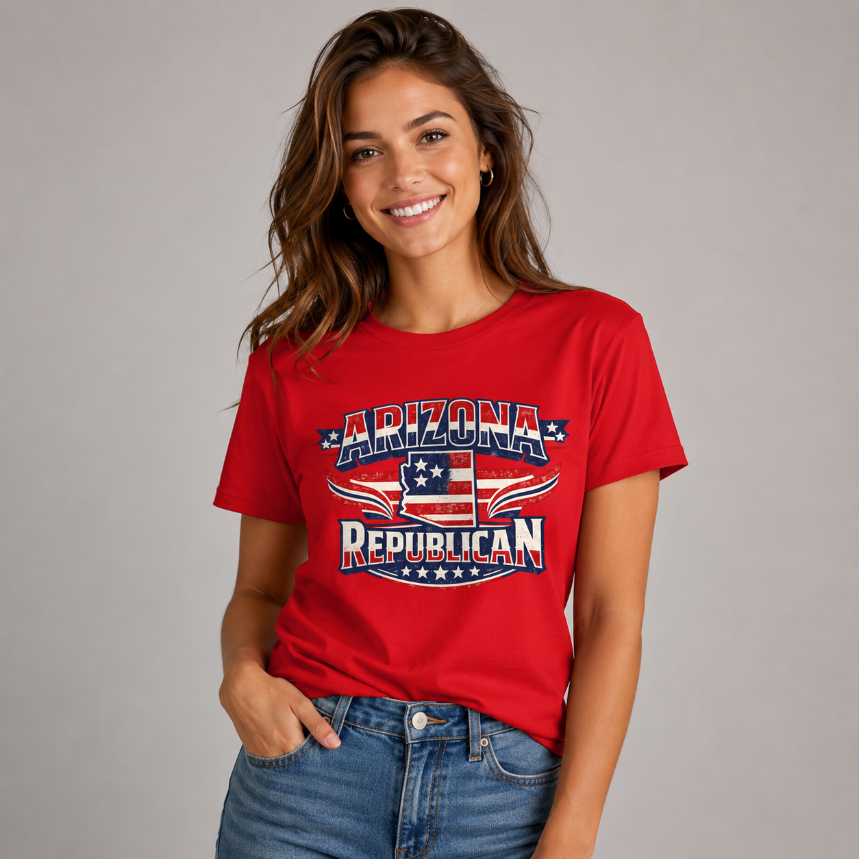 Arizona Republican Unisex Softstyle T Shirt Red 2026