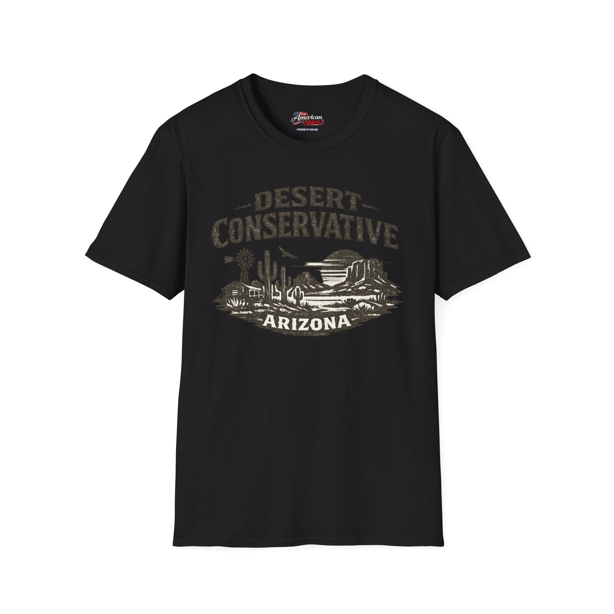Arizona Desert Conservative Unisex Softstyle T-Shirt Red 2026