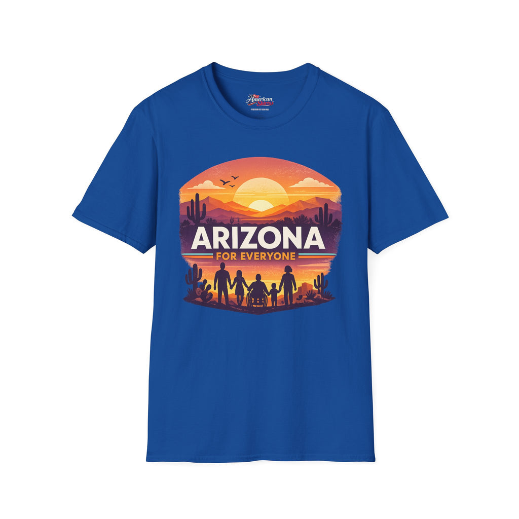 Arizona For Everyone Unisex Softstyle T-Shirt Blue 2026