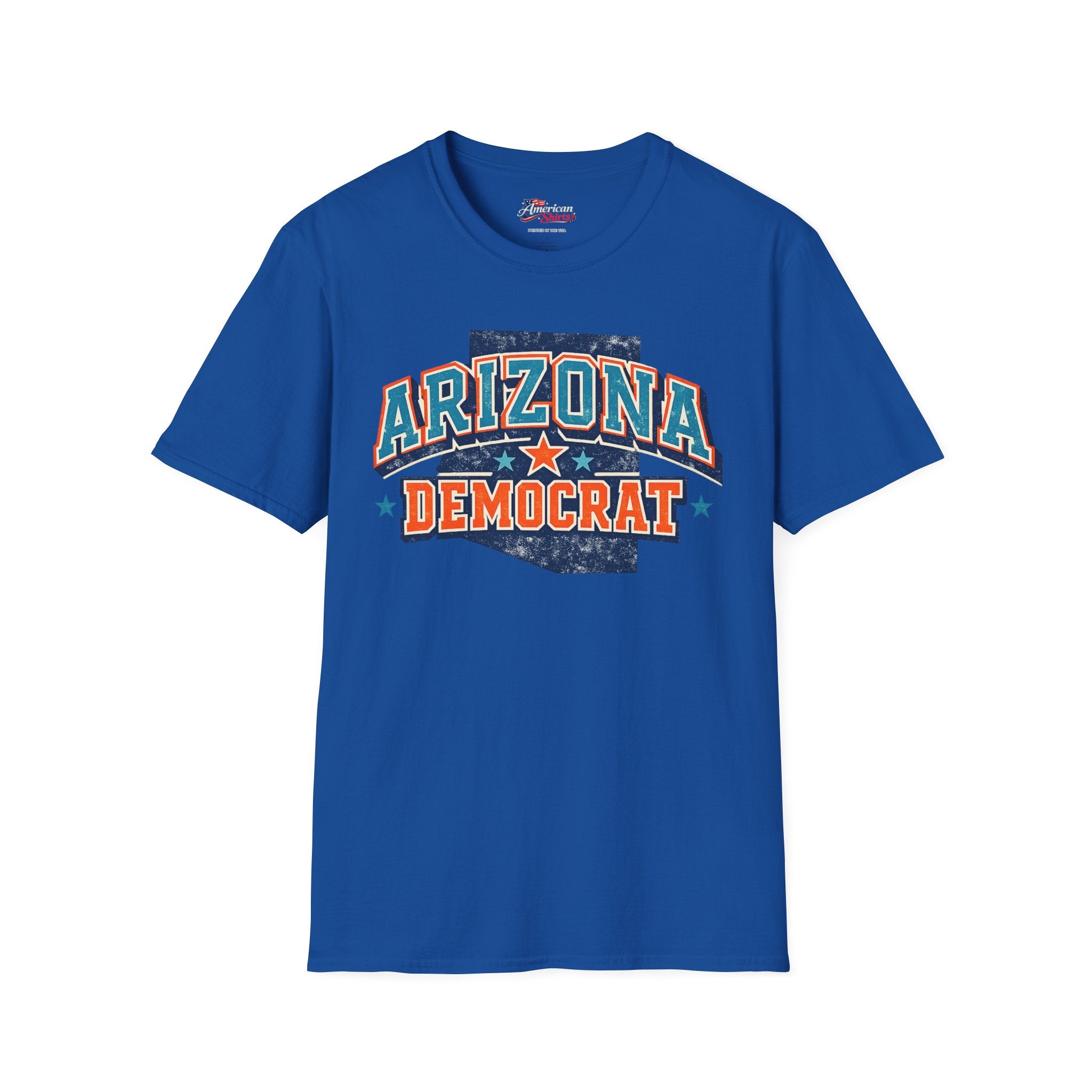 Arizona Democrat Unisex Softstyle T-Shirt Blue 2026
