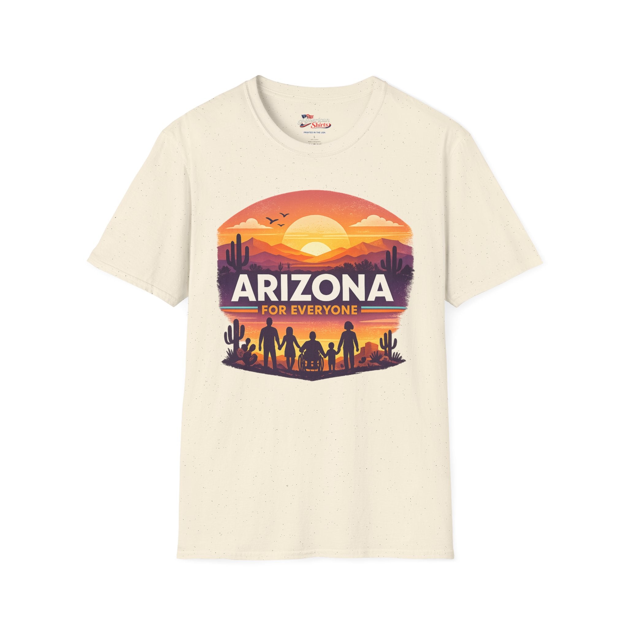 Arizona For Everyone Unisex Softstyle T-Shirt Blue 2026
