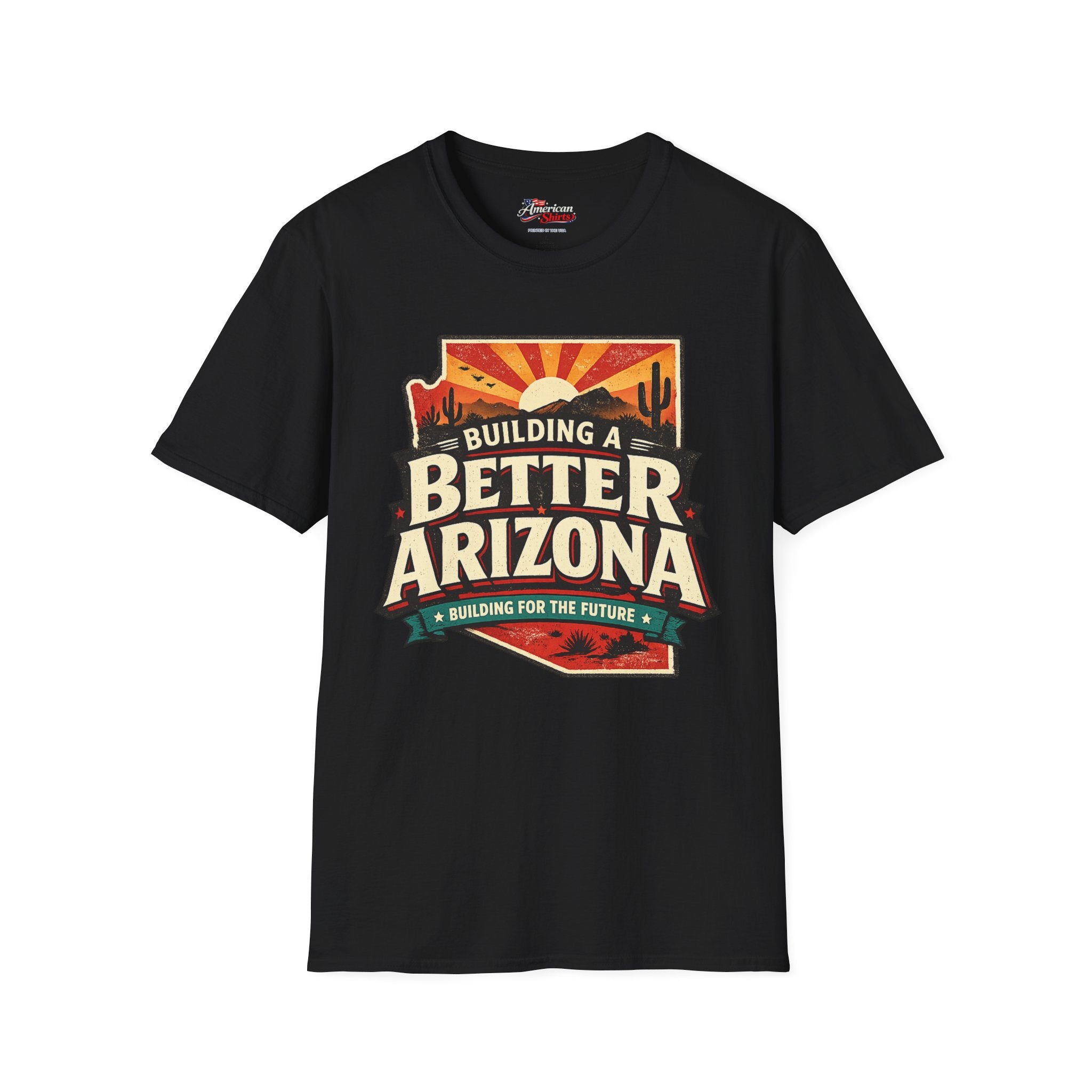 Building A Better Arizona For the Future Unisex Softstyle T-Shirt Blue 2026