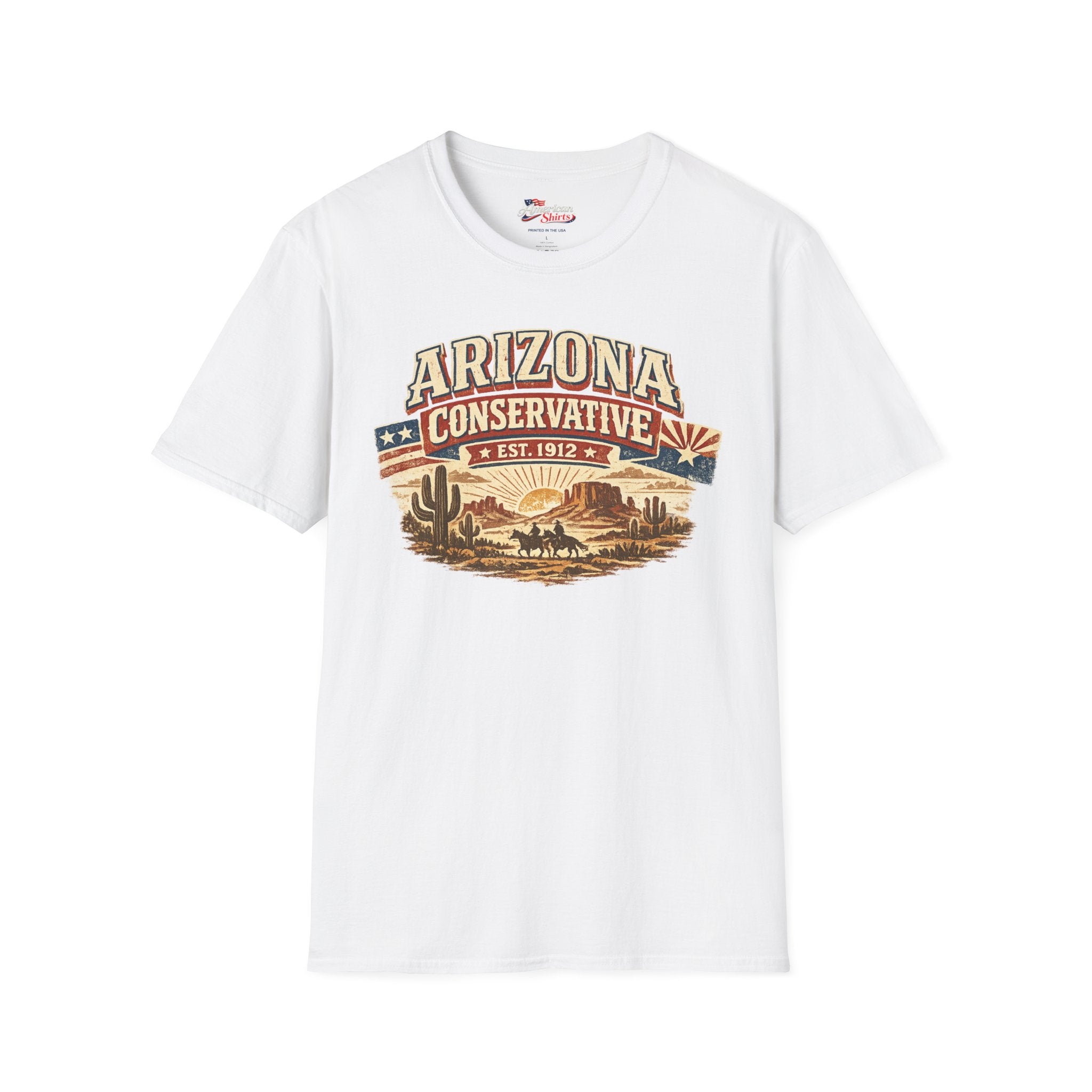 Arizona Conservative Unisex Softstyle T Shirt Red 2026